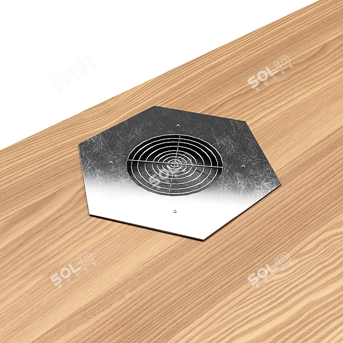 Manicure Table with Professional Finish 3D model image 4