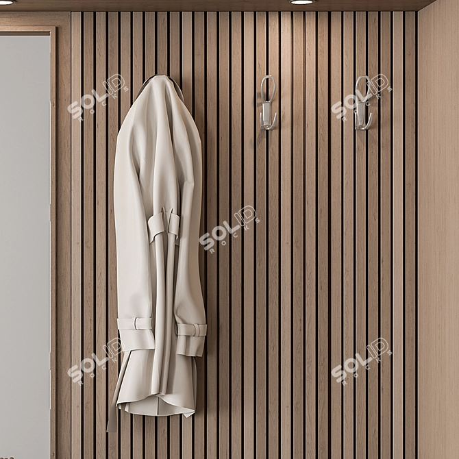 Translated description: "Hol 46 - бежевый и деревянный вход"

Beige Wood Hallway Entrance 3D model image 4