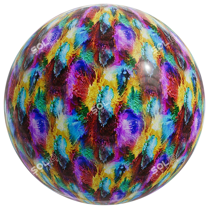 Resin Epoxy Texture Set | 3D Assets 3D model image 3