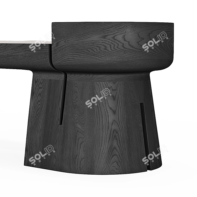 Arna Collection Bench Lecorce 3D model image 2