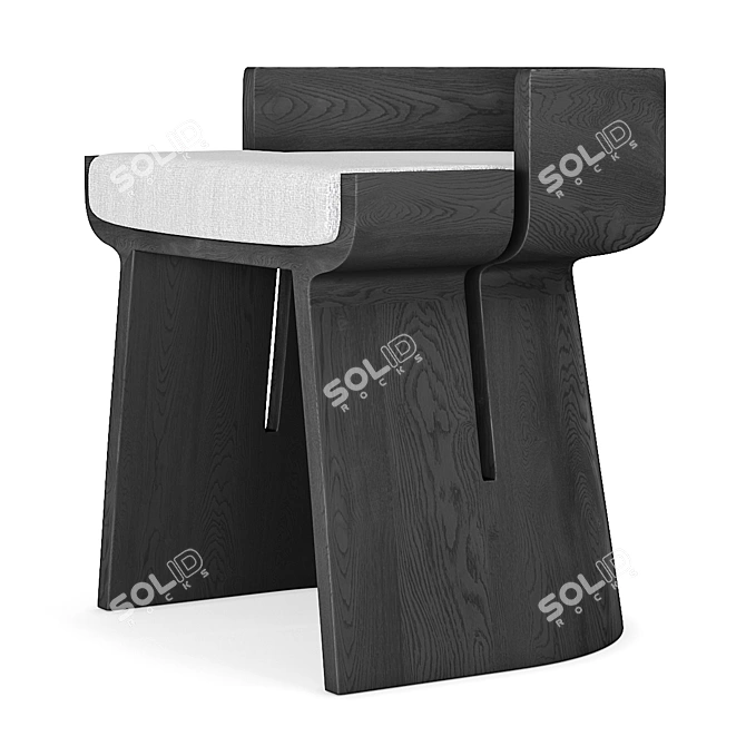 Atelier Pendhapa Lecorce Stool 3D model image 5