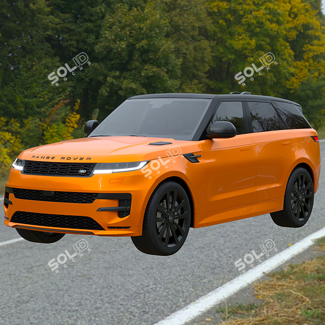 Dynamic Evolution: Range Rover Sport 3D model image 4