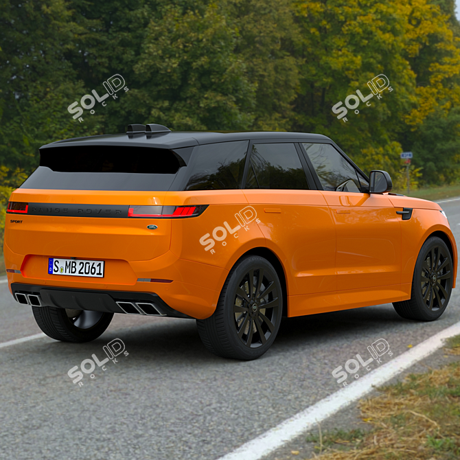 Dynamic Evolution: Range Rover Sport 3D model image 5