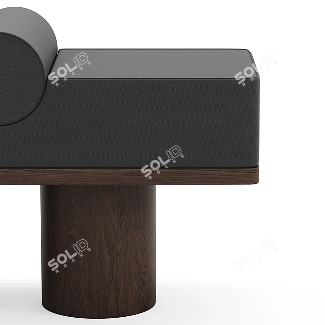 Sleek Kolkhoze Automa Bench 3D model image 3