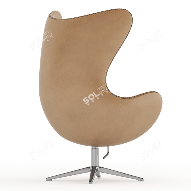 Modern Egg Chair Furniture Design 3D model image 5