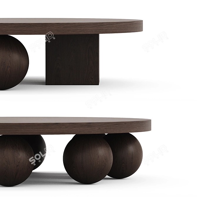 Modern Automa Coffee Tables Set 3D model image 2