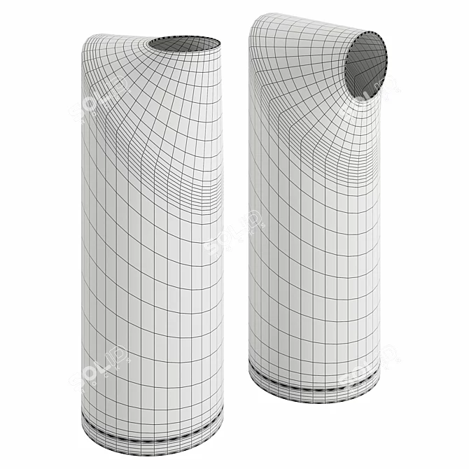 Sleek Modern Vase - Exports FBX 3D model image 3