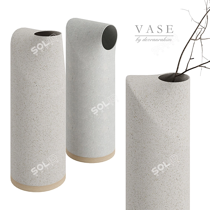 Sleek Modern Vase - Exports FBX 3D model image 6