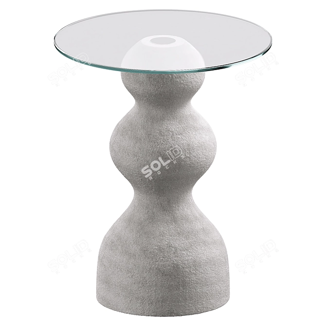 Elegant Vray Side Table 3D model image 1