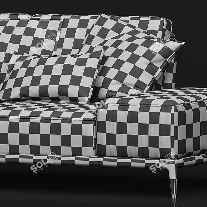 Sleek Park Sofa by Poliform 3D model image 5
