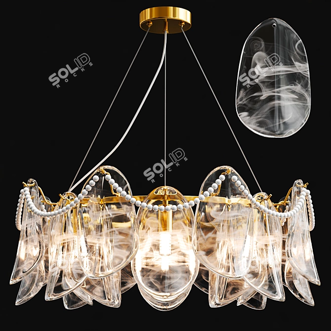 VIOLETTA LUXURY CHANDELIER COLLECTION 3D model image 4