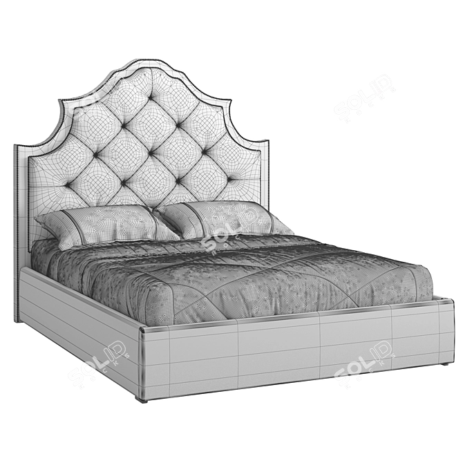Vary Bed Collection King 3D model image 2