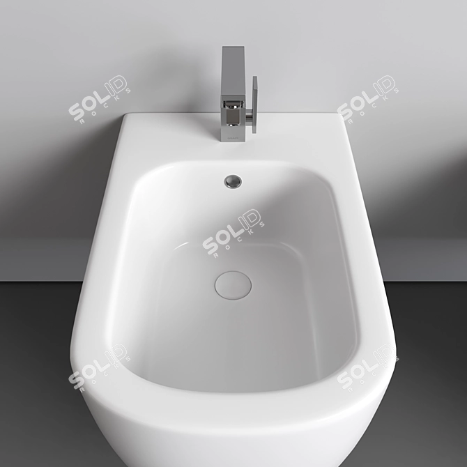 Nic Semplice Wall Hung WC 3D model image 4