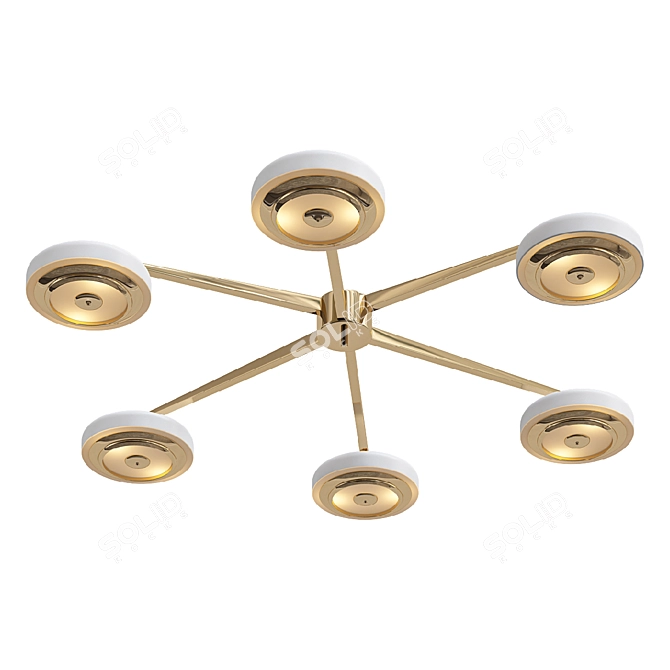 Carter Modern Suspension Lighting 3D model image 1