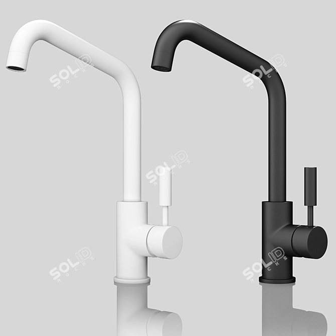 Swivel Spout Neve Kitchen Faucet 3D model image 4