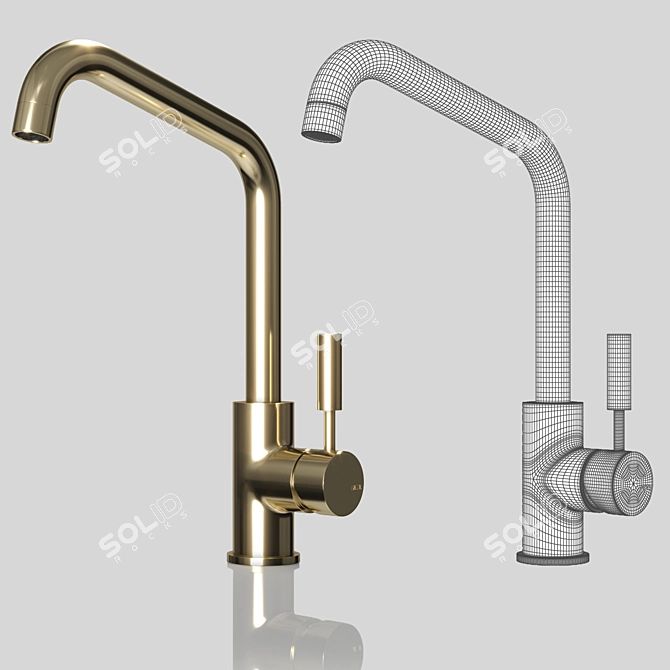 Swivel Spout Neve Kitchen Faucet 3D model image 5