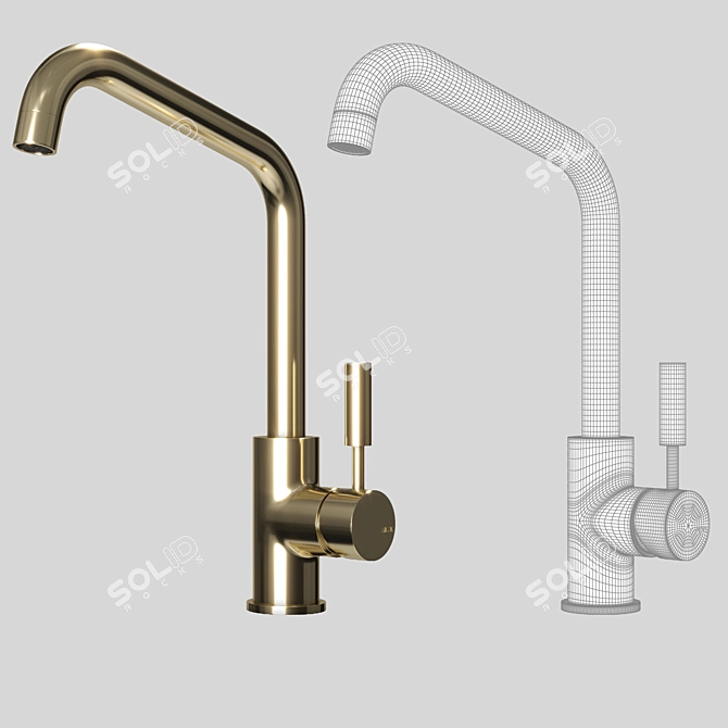 Swivel Spout Neve Kitchen Faucet 3D model image 11