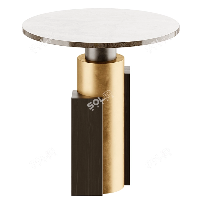 Geometric Modern Coffee Table 3D model image 1