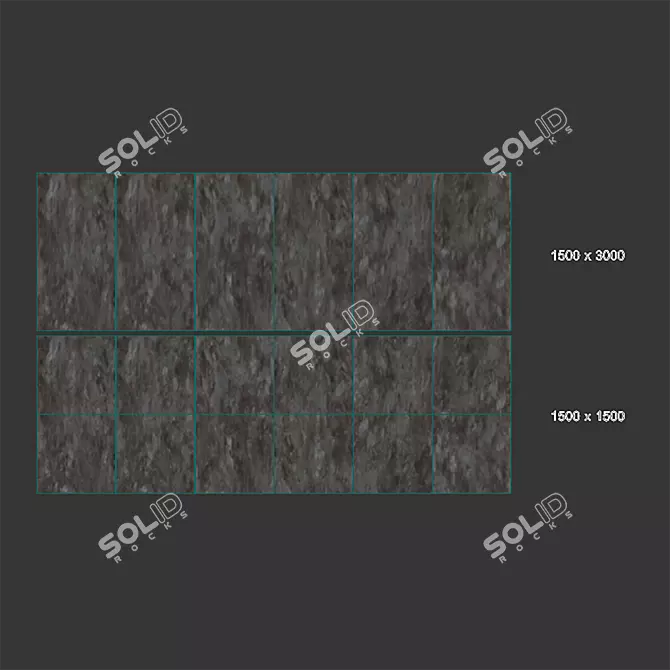 Magnum Noir Ceramic Granite 3D model image 4