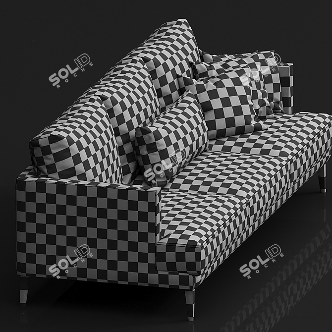 Luxurious Bonaldo Paradiso Sofa 3D model image 5