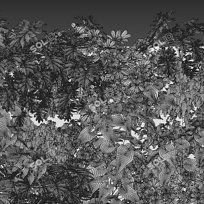 Versatile Vertical Garden Model 3D model image 2