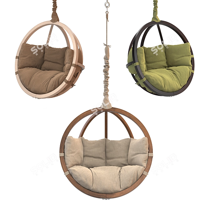 Hanging Chair DeepLounge - Versatile Comfort 3D model image 2