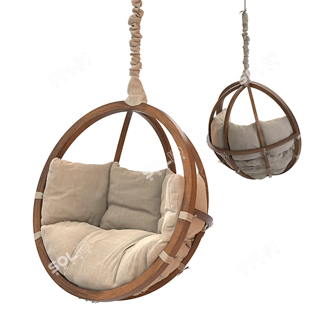 Hanging Chair DeepLounge - Versatile Comfort 3D model image 3