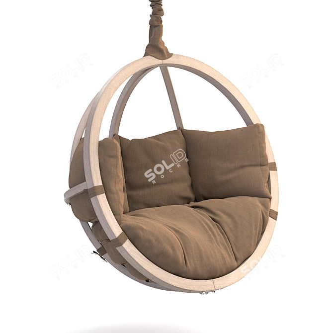 Hanging Chair DeepLounge - Versatile Comfort 3D model image 4