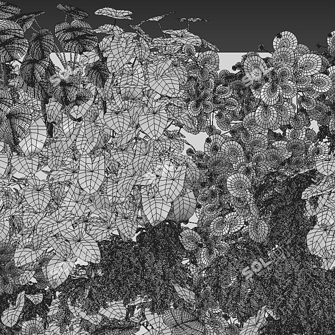 Archive-ready Vertical Garden Model 3D model image 2