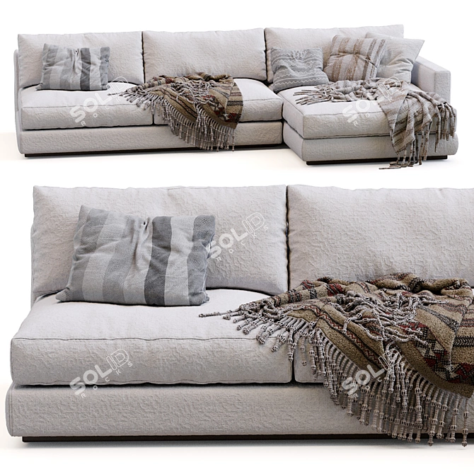 Modern Minimalist Ferlea Sofa Design 3D model image 3