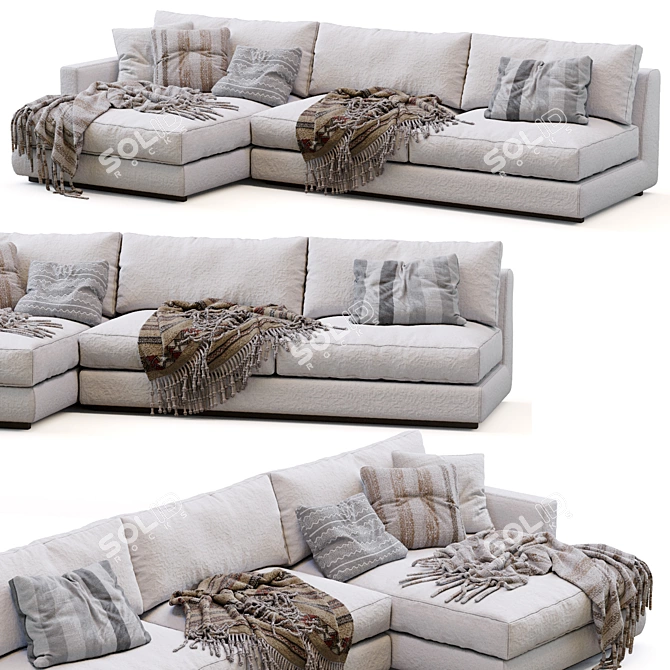 Modern Minimalist Ferlea Sofa Design 3D model image 7