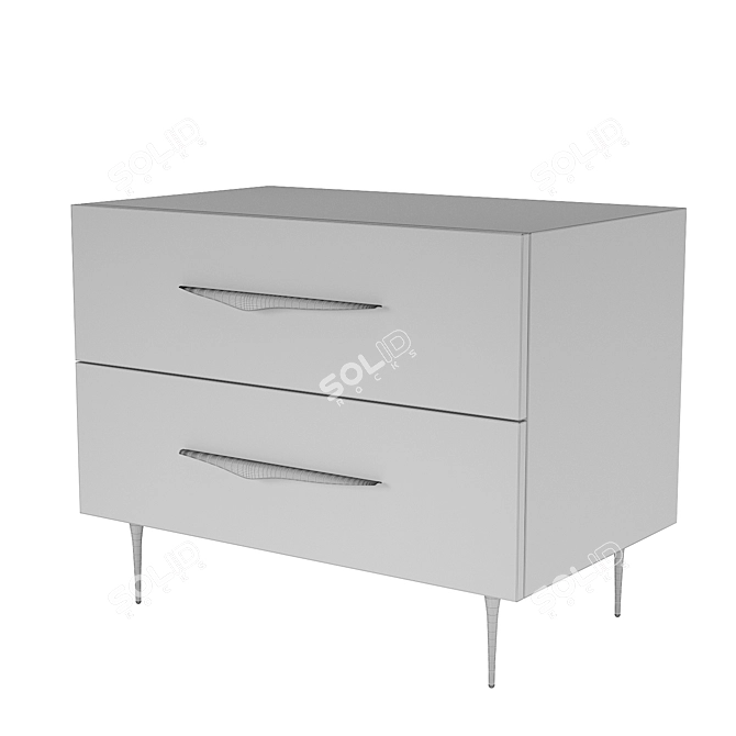 Modern Antwerp Bedside Table Design 3D model image 3