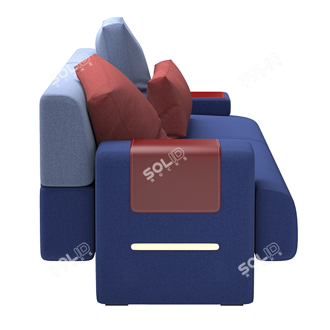 Luxury Haymann Sofa Model in FBX 3D model image 3