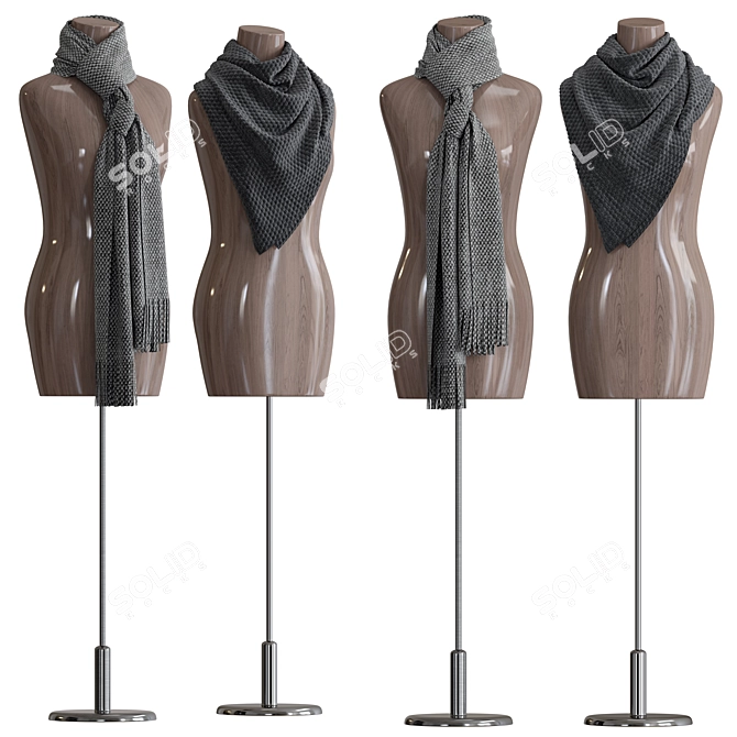 Wrap Me Up Shawl 3D model image 3