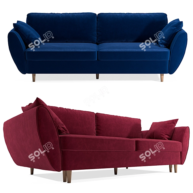 Volga Sofa Bed: Bragi 3D model image 1