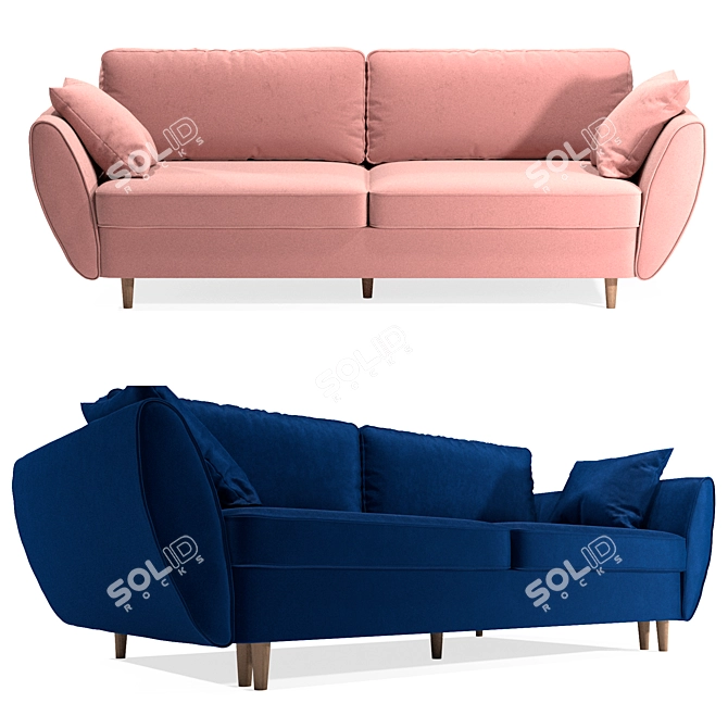 Volga Sofa Bed: Bragi 3D model image 2