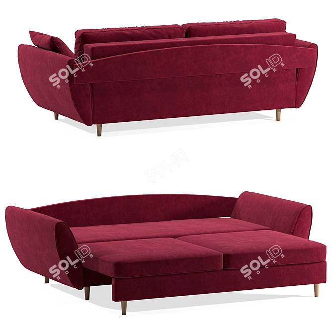 Volga Sofa Bed: Bragi 3D model image 5