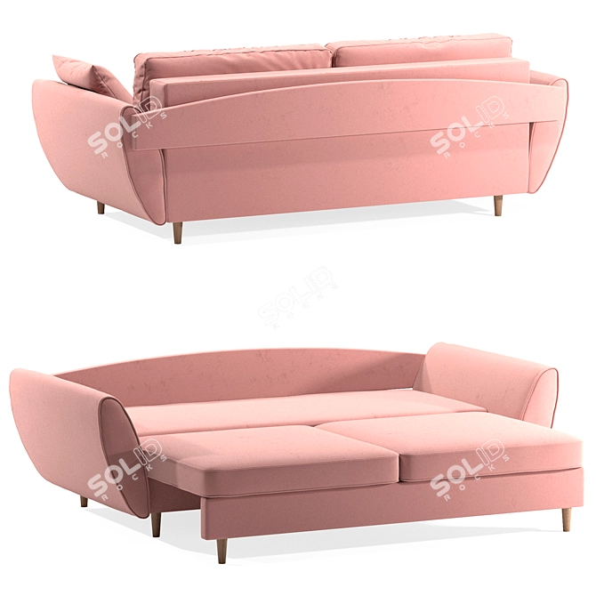 Volga Sofa Bed: Bragi 3D model image 6