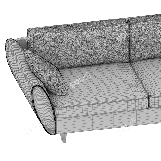 Volga Sofa Bed: Bragi 3D model image 7