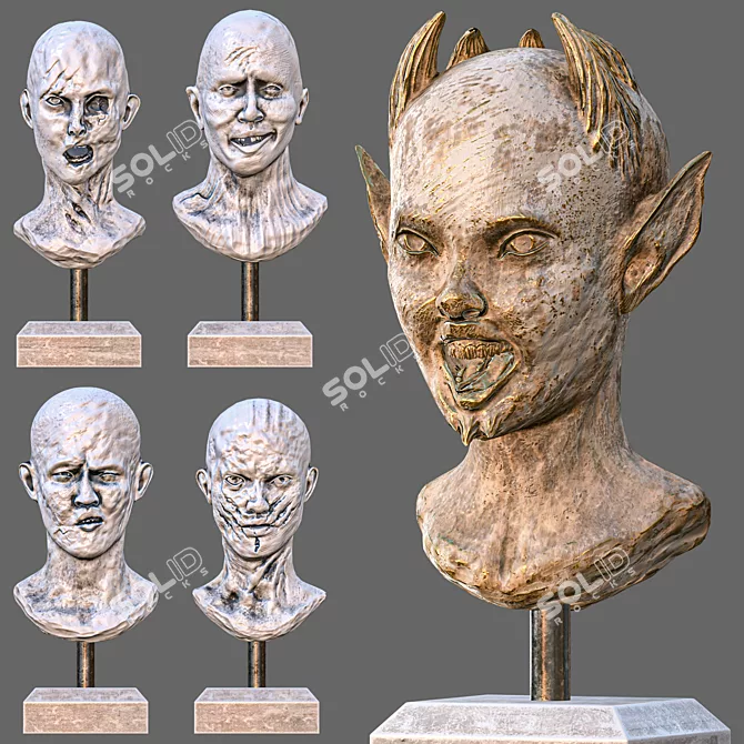 Sculpture Set vol 01: Model Kit 3D model image 1