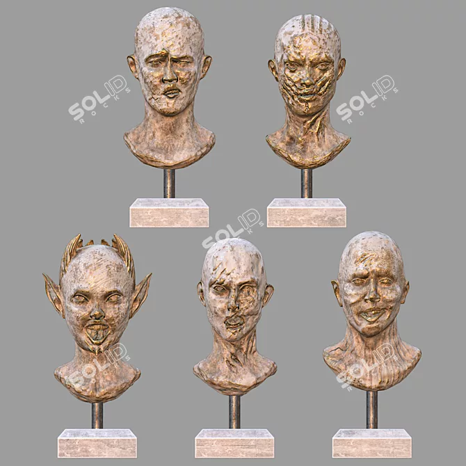 Sculpture Set vol 01: Model Kit 3D model image 2