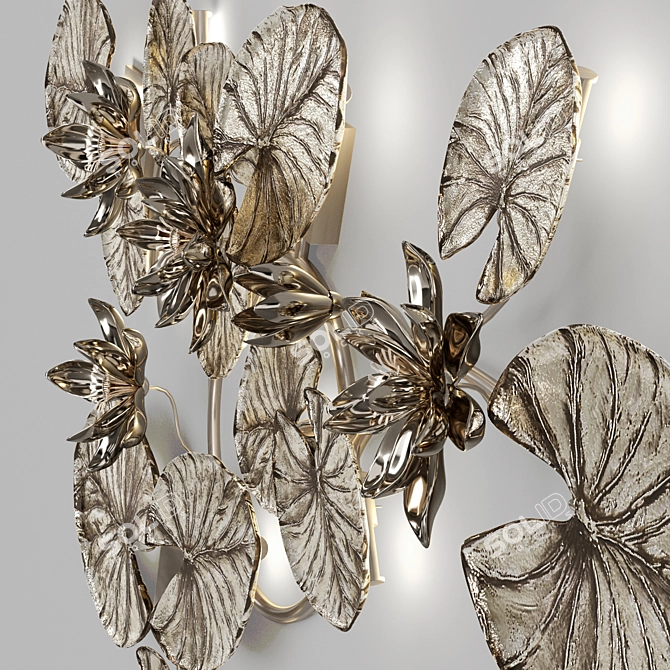 Elegant Nenuphar Sconce 9024 3D model image 4