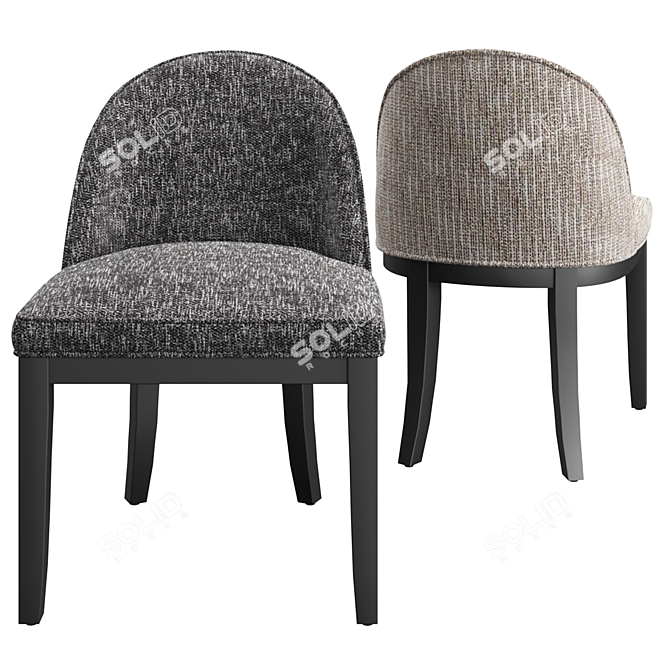 Eichholtz Fallon Dining Chair 3D model image 2