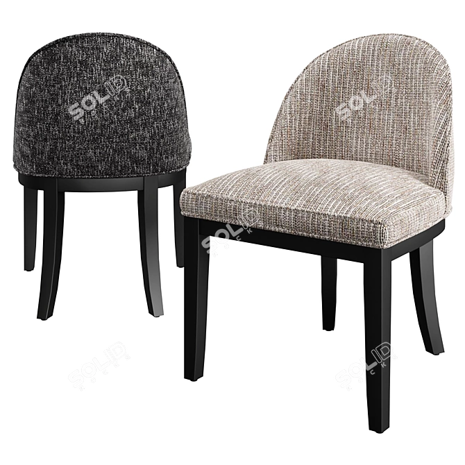 Eichholtz Fallon Dining Chair 3D model image 3