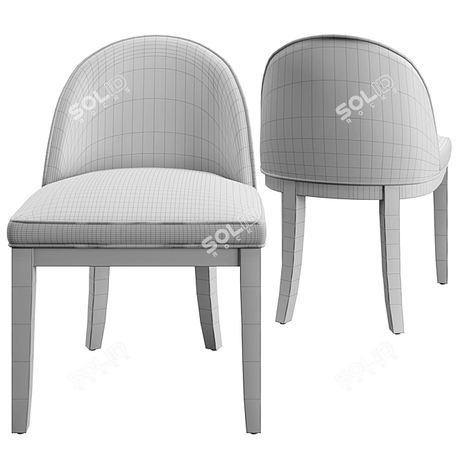 Eichholtz Fallon Dining Chair 3D model image 6