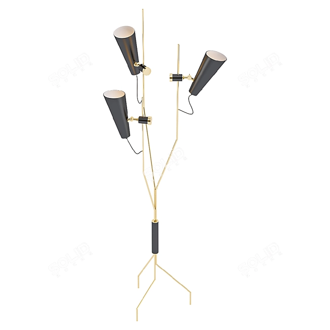 Modern Model EVANS Floor Lamp 3D model image 1