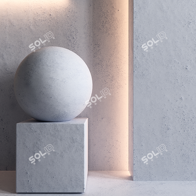 T4K Wall Covering Texture Set 3D model image 3