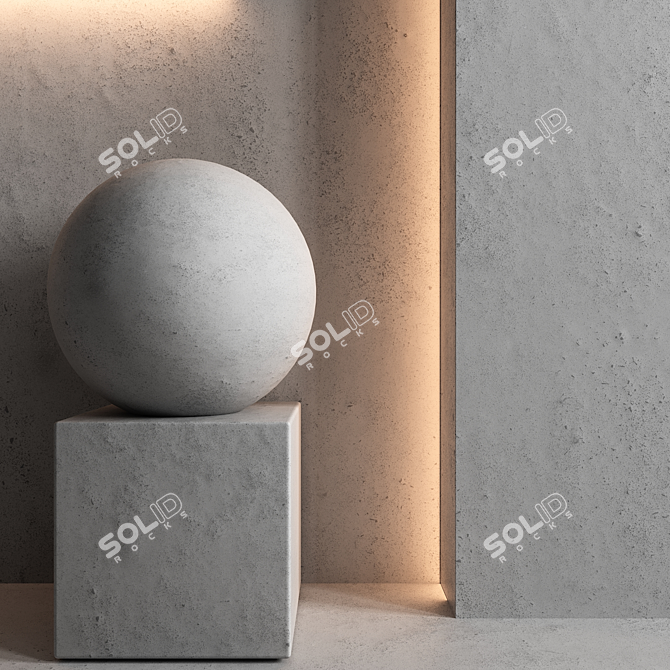 T4K Wall Covering Texture Set 3D model image 5