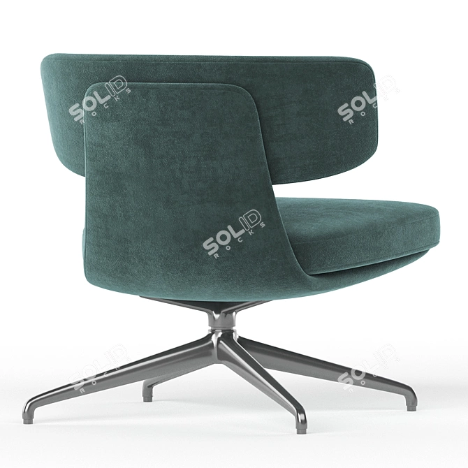 Contemporary PICCADILLY Armchair 2017 3D model image 4