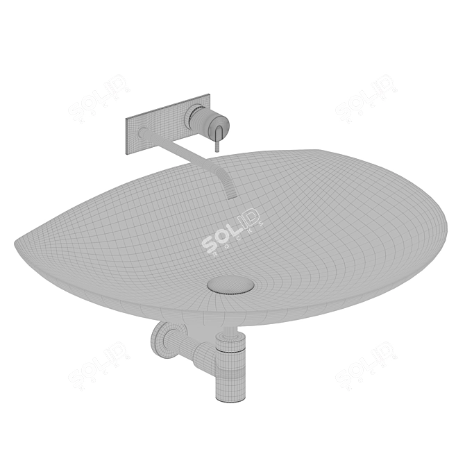 AntonioLupi Venere Washbasin Set 3D model image 4